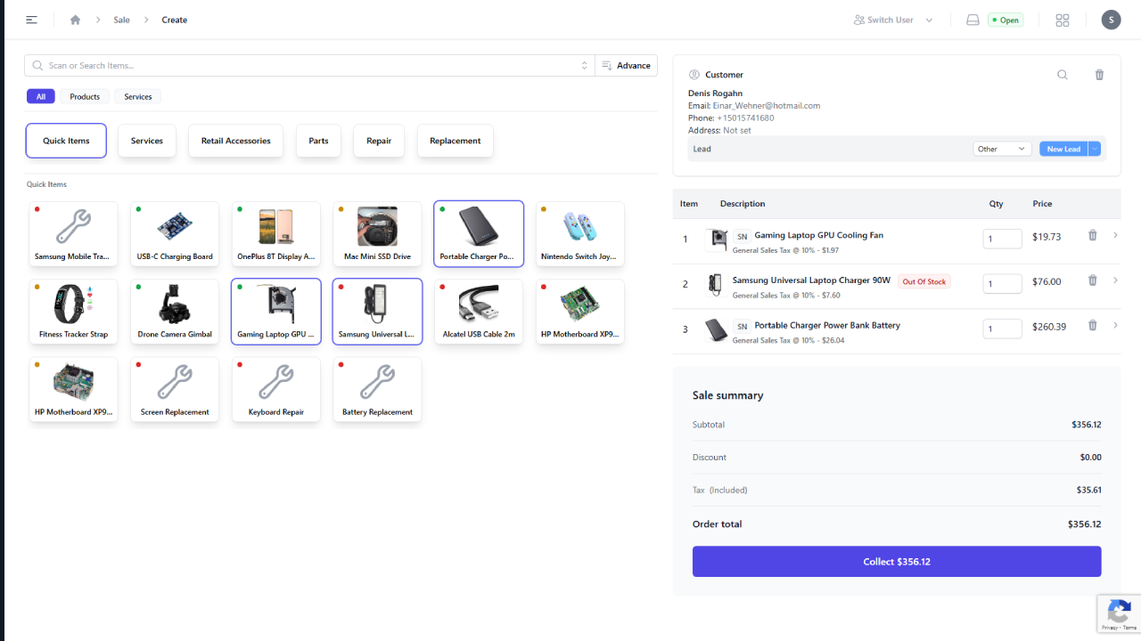 POS software for repair shops